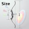 SinoArt Lion 62" Takedown Hunting Recurve Bow Metal Riser 30 35 40 45 50 55 60 65 70 Lbs Right Handed - Image 3