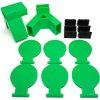 THROOM 6" Knockdown Self-Healing, Reactive, Ricochet-Free Shooting Targets (Set of 6 with Stand Brackets) - Image 7