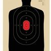 Official NRA B-29 Police Silhouette Shooting Targets, 14"x 22" Paper Shooting Target, Indoor and Outdoor Target, Great Value Targets, 25 Yard Police Pistol Silhouette