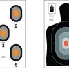 Action Target - B-27E Pros - 530-OC Paper Target - 100 Pack (50 of Each Target, 100 Total) - Paper Targets, Shooting Targets …