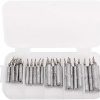 Amarine Made 28pcs Pencil Fishing Weights Sinkers Drop Shot Weights Fishing Drop Shot Weights Rig Kit Slender Shape Weights for Bass Fshing with Tackle Box 1/2 oz 1/8oz 1/5oz 1/4oz 3/8oz - Image 9