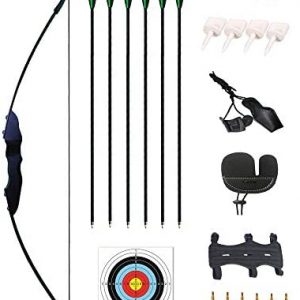 Vogbel Archery Takedown Recurve Bow and Arrow Set 30lb 40lb Right Hand Longbow Kit for Adult Youth Junior Beginner Outdoor Hunting Shooting Training Practice