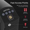 awesafe Gun Safe, Mounted Handgun Safe Quick Access Firearm Safety Device with Fingerprint Biometric, Keypad Password and Key Lock (Biometric Fingerprint+Keypad+Key) - Image 3