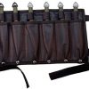 COLIBROX 6 pcs. Ninja Tactical Combat Hunting Kunai Throwing Knife Set w/ Sheath Case - Image 2