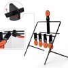 W WIREGEAR BB Gun Target Pellet Gun Targets Resetting Target Compact Package Heavy Metal Steel Auto Reset for .177 to .20 Caliber Shooting Outdoors - Image 2