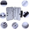 LESOVI Tackle Box, 20 Compartment Waterproof Portable Tackle Box Organizer with Storing Tackle Set Plastic Storage - Mini Utility Lures Fishing Box, Small Organizer Box Containers for Trout - Image 2