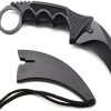 HOSANA Karambit Knife Stainless Steel Fixed Blade Tactical Knife with Sheath and Cord Nice Knife for Hunting Camping Fishing and Field Survival