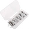 Amarine Made 28pcs Pencil Fishing Weights Sinkers Drop Shot Weights Fishing Drop Shot Weights Rig Kit Slender Shape Weights for Bass Fshing with Tackle Box 1/2 oz 1/8oz 1/5oz 1/4oz 3/8oz - Image 8