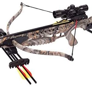 CenterPoint Tyro 4X Recurve Crossbow Package With 4x32mm Scope, Camo