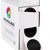 ChromaLabel 1 Inch Permanent Round Target Pasters for Shooting and Marksmanship, 1000 per Dispenser Box