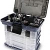 Croch Fishing Tackle Box with Portable 4 Layers Box，Bulk Storage under Lid Giving Room to Carry all kinds of Fishing Accessories, Including Fishing Lures, Sinkers, Floats, Line, etc.（Without Fishing Accessories） - Image 4