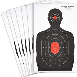 Juvale Paper Shooting Targets, Silhouette (50 Sheets) 14 x 22 Inches