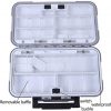 MeiMeiDa Waterproof Fishing Lure Box,Bait Storage Tackle Box Containers for Bait Casting Fishing Fly Fishing,Large/Medium Lure Case Available - Image 4