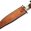BK-222 Handmade Damascus Steel Hunting Bowie Knife Stag Horn Handle Damascus Guard With Leather Sheath, 15 inches UPGRADED VERSION - Image 7