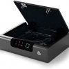 BILLCONCH Biometric Gun Safe, Smart Pistol Safe with APP Two Guns Capacity Handgun Safe with Auto-Open Lid and Rechargeable Battery