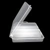 Honbay Clear Visible Plastic Fishing Tackle Accessory Box Fishing Lure Bait Hooks Storage Box Case Container Jewelry Making Findings Organizer Box Storage Container Case (L:6.9x6.1x1.3inch) - Image 4