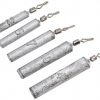 Amarine Made 28pcs Pencil Fishing Weights Sinkers Drop Shot Weights Fishing Drop Shot Weights Rig Kit Slender Shape Weights for Bass Fshing with Tackle Box 1/2 oz 1/8oz 1/5oz 1/4oz 3/8oz - Image 4