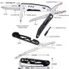 SIUPRO Multitool Pocket Knife, Unique Valentines Day Gifts for Men Him, Camping Accessories Hunting Gear and Equipment, Detachable Large Folding Survival Scissors Plier, Cool Stuff for Fishing - Image 2