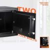TACKLIFE Safe Box 0.5 Cubic Feet Digital Lock Box with Instruction Light for Money Safe Cash Jewelry Passport Gun Security-HES25A - Image 4