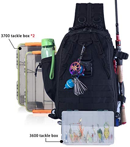 BLISSWILL Fishing Backpack Storage Bag Outdoor Tackle Bag Large Fishing Tackle Bag Water-Resistant Outdoor Shoulder Backpack Fishing Gear Bag(Upgraded Version) - Image 5