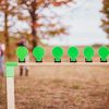 THROOM 6" Knockdown Self-Healing, Reactive, Ricochet-Free Shooting Targets (Set of 6 with Stand Brackets) - Image 2