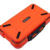 KEESHINE Fishing Tackle Box, Floating Storage Box, Double-Sided Fishing Lure Box with Adjustable Dividers Storage Jewelry Organizer Making Kit Container for Lure Hook Beads Earring Tool(Orange)