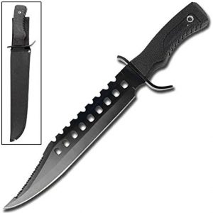 Armory Replicas Night Stalkers Marine Force Recon Hunting Outdoor Survivors Bowie Sawback Knife 17 Inches Black
