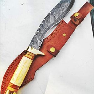 Custom Handmade Damascus Blade Hunting knife VH-50031 W-OL