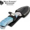 Wild Turkey Handmade Collection Fixed Blade Skinner Hunting Knife Includes a Genuine Leather Sheath - Image 7