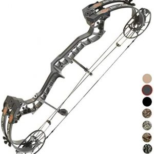 PSE ARCHERY Evolve 28 Compound Bow Package- Up to 335 FPS -Draw 50-70LB Pull -Draw Range 24.5-30" -Let Off 80-90% -Made in USA - w String Stop - Right Hand Only