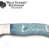 Wild Turkey Handmade Collection Fixed Blade Skinner Hunting Knife Includes a Genuine Leather Sheath - Image 5