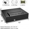 Goplus Gun Safe for 2 Pistols, Handgun Safe with Password & Backup Keys for Quick Access, Auto Open Lid& LED Lights, Pistols Safe for Home, DOJ Approved - Image 6