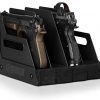 Savior Equipment Gun Pistol Revolver Firearm Rack, Fit 4-8 of Most Long-Barreled Pistols, Cushioned Foam to Protect, Gun Safe Storage Organizer Accessories