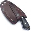 GCS Handmade D2 Tool Steel Custom Survival Tactical Hunting Skinning Camping Knife Natural Bone Handle with Brown Leather Right or Left Hand Horizontal Fixed Blade Knife Sheath GCS283 - Image 8