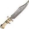 Knives - Custom Handmade 16 Inch Knife - Hand Forged Damascus Steel Blade - Bone Handle 9871 - Image 2