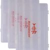 Bassdash Fishing Tackle Box Lure Tray Plastic Utility Storage 3600 3700 Boxes with Adjustable Dividers