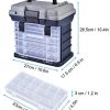 Fishing Lure Case,Fishing Tackle Box 4 Layers Fish Baits Lures Organizer Box Multifunctional Fishing Tools Container Box Case - Image 7