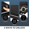 Mingyall Pistol Safe, Smart Gun Security Safes for Pistols, Handgun Safe Quick Access with Biometric Fingerprint Identification/Key/Digit Code, Auto Open Lid, Silent Mode for Home - Image 4