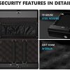 Gun Safes For Pistols Safe Box Portable Safe,Black Smart Pistol Safe Handgun Security Quick Access For Car, Travel Gun Cabinet - Image 4