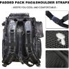 Thekuai Fishing Tackle Backpack 2 Fishing Rod Holders, Large Storage, Backpack for Trout Fishing Outdoor Sports Camping Hiking - Image 5