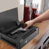 Biometric Gun Safe for 2 Pistols, Quick Access Handgun Safe for Home, Fingerprint Hand Gun Safe Firearm Case Box -Upgraded Biometric/Keypad/Key Access,Silent Mode,Rugged Construction,Auto Open Lid - Image 5
