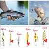240pcs Fishing Lures, Fishing Bait Set for Bass Trout Salmon with Tackle Box, Fishing Accessories Set Including Tackle Box Fishing Pliers,Crankbait,Spoon Lures,Spinnerbaits,Jigs,Topwater Frog Lures - Image 4
