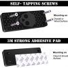 Liftsun Gun Magnet, Magnetic Gun Mount with HQ Rubber Coated 43LBS Rated Gun Car Magnet Hidden Holder for Handgun on Trucks Home - Image 4