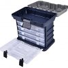 Fishing Lure Case,Fishing Tackle Box 4 Layers Fish Baits Lures Organizer Box Multifunctional Fishing Tools Container Box Case