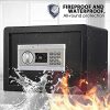Fireproof and Waterproof Safe Cabinet Security Box, Digital Combination Lock Safe with Keypad LED Indicator, for Cash Money Jewelry Guns Cabinet (Black) (0.8cub) - Image 2