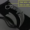 HOSANA Karambit Knife Stainless Steel Fixed Blade Tactical Knife with Sheath and Cord Nice Knife for Hunting Camping Fishing and Field Survival - Image 6