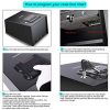 Champs Gun Safe Solid Steel Quick Access Electronic Pistol Safe with Auto-Open Lid, Wall Mount Bracket, Anti-Thief Alarm System - Image 4