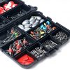 264PCS Fishing Accessories Kits with Tackle Box Saltwater Freshwater,Fishing Tackle Lure Kits Including Jig Hooks,Cross Barrel Swivel,Barrel Snap Swivel,Sinker Slides,Lead Sinker,Treble Hooks - Image 9