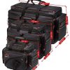 Piscifun Travel Pro Fishing Tackle Bag with 4 Trays Large Water-Resistant Fishing Tray Bags Outdoor Fishing Tackle Storage Bag with 3600 or 3700 Tackle Boxes - Image 2