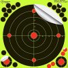 Splatterburst Targets - 10 inch Stick & Splatter Self Adhesive Shooting Targets - Gun - Rifle - Pistol - Airsoft - BB Gun - Pellet Gun - Air Rifle - Made in USA